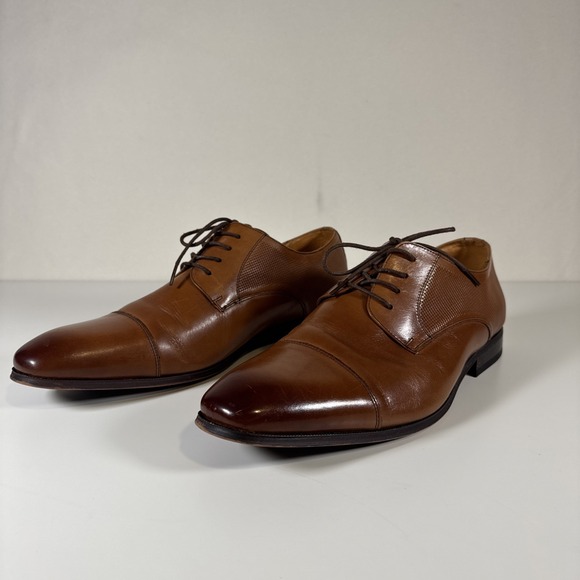 Florsheim Other - Florsheim Mens Calipa Cap Toe Oxford Shoes Brown Scotch 11D Excellent
